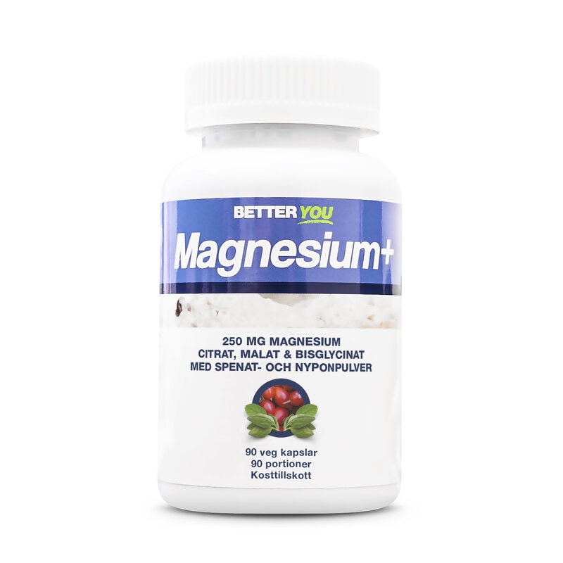 Magnesium+ 90 kapslar