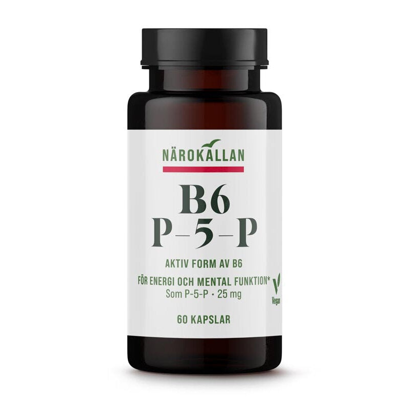 B6 P5P 25 mg 60 kapslar