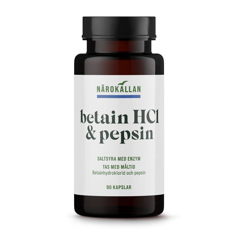 Betain HCL pepsin 90 kapslar