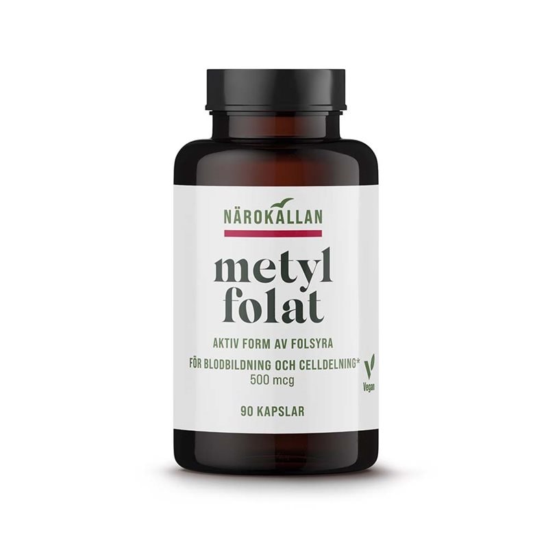 Metylfolat 90 kapslar