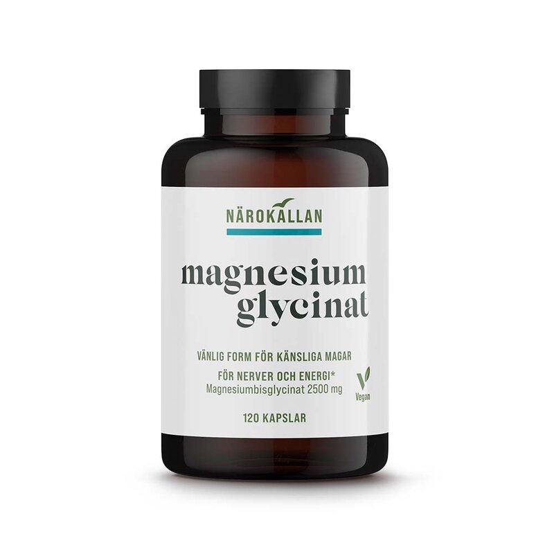 Magnesiumglycinat 120 kapslar