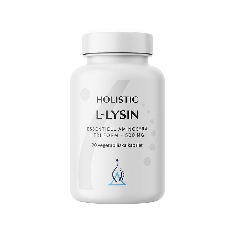 L-lysin 500 mg, 90 vegetabiliska kapslar