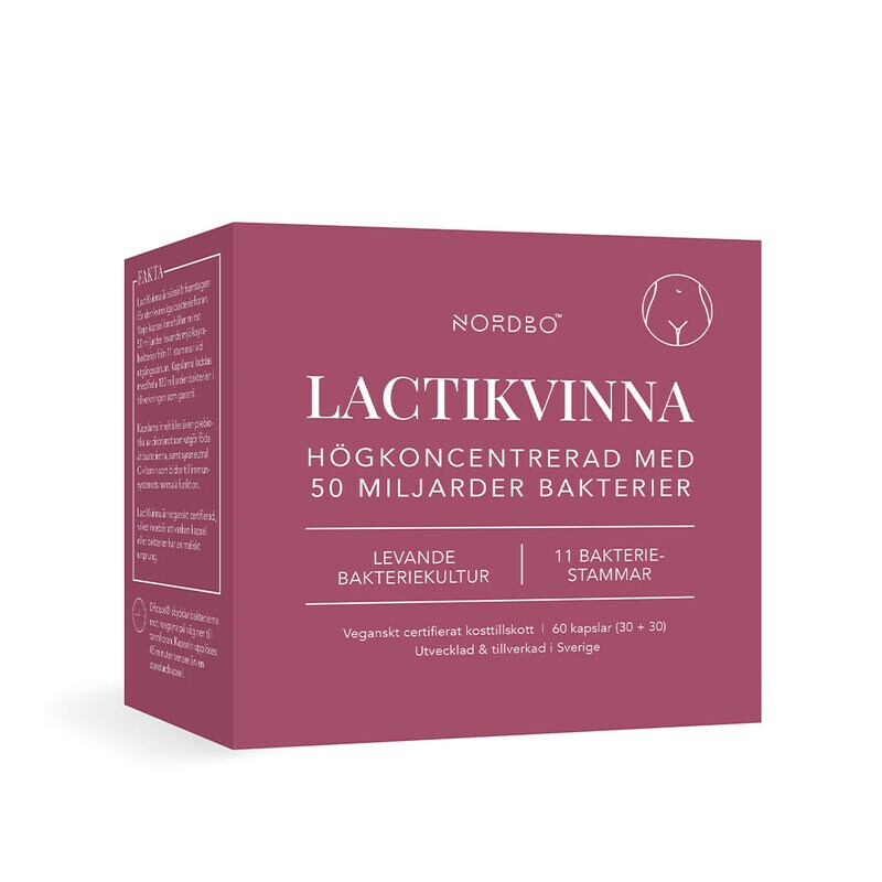 LactiKvinna 50 miljarder 30+30 kapslar