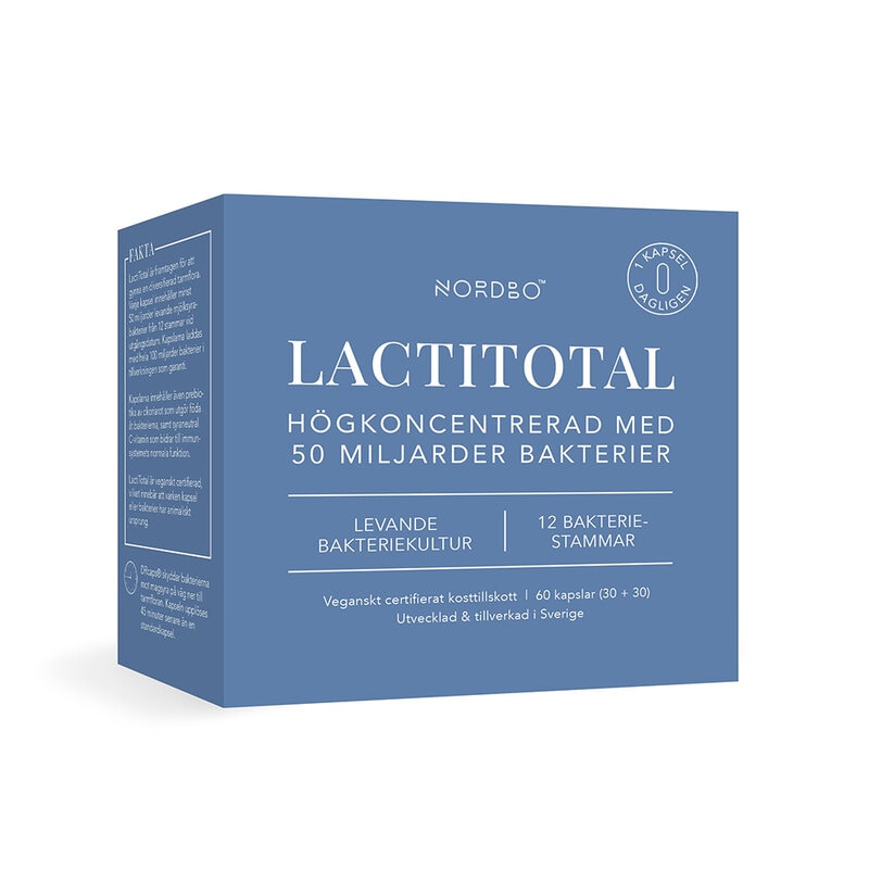 LactiTotal 50 miljarder 30+30 kapslar