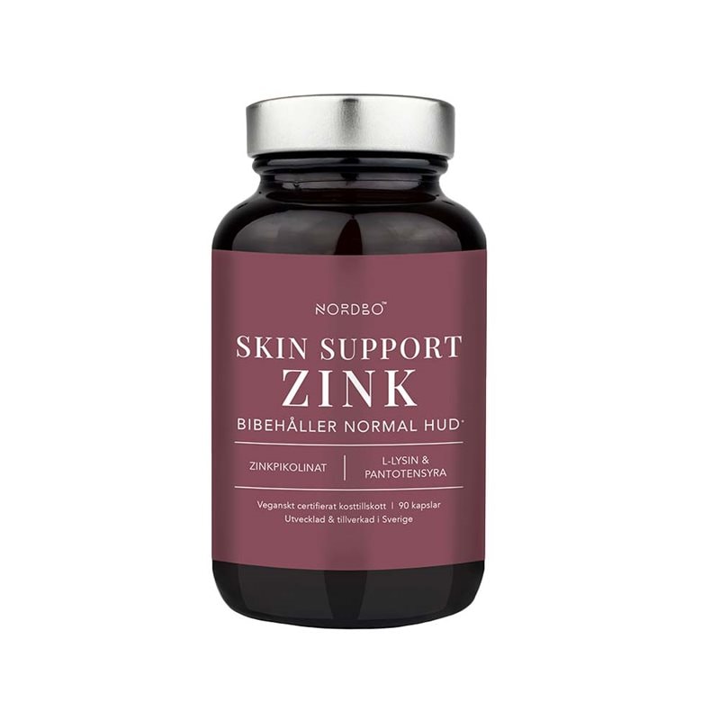 Skin Support Zink 90 kapslar