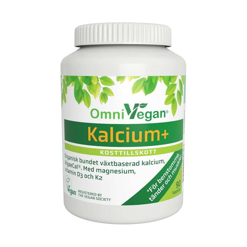 OmniVegan Kalcium+ 90 kapslar