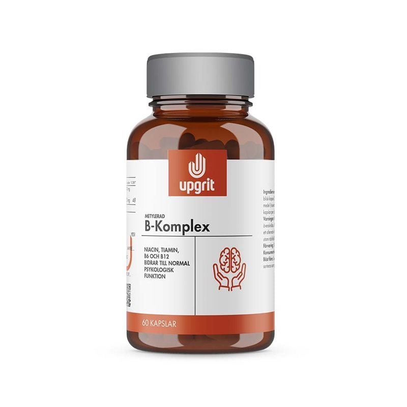 Metylerad B-Komplex 60 kapslar