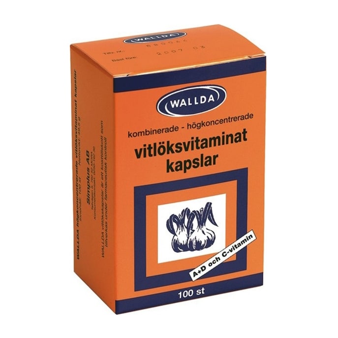 Vitlöksvitaminat 100 kapslar